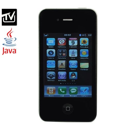 i94G + + Dual SIM Dual Standby Web TV Touch Phone JAVA